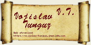 Vojislav Tunguz vizit kartica